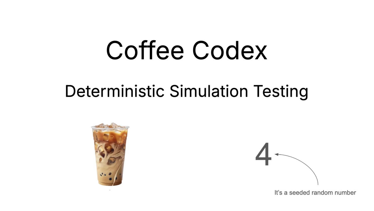 Coffee Codex - Deterministic Simulation Testing
