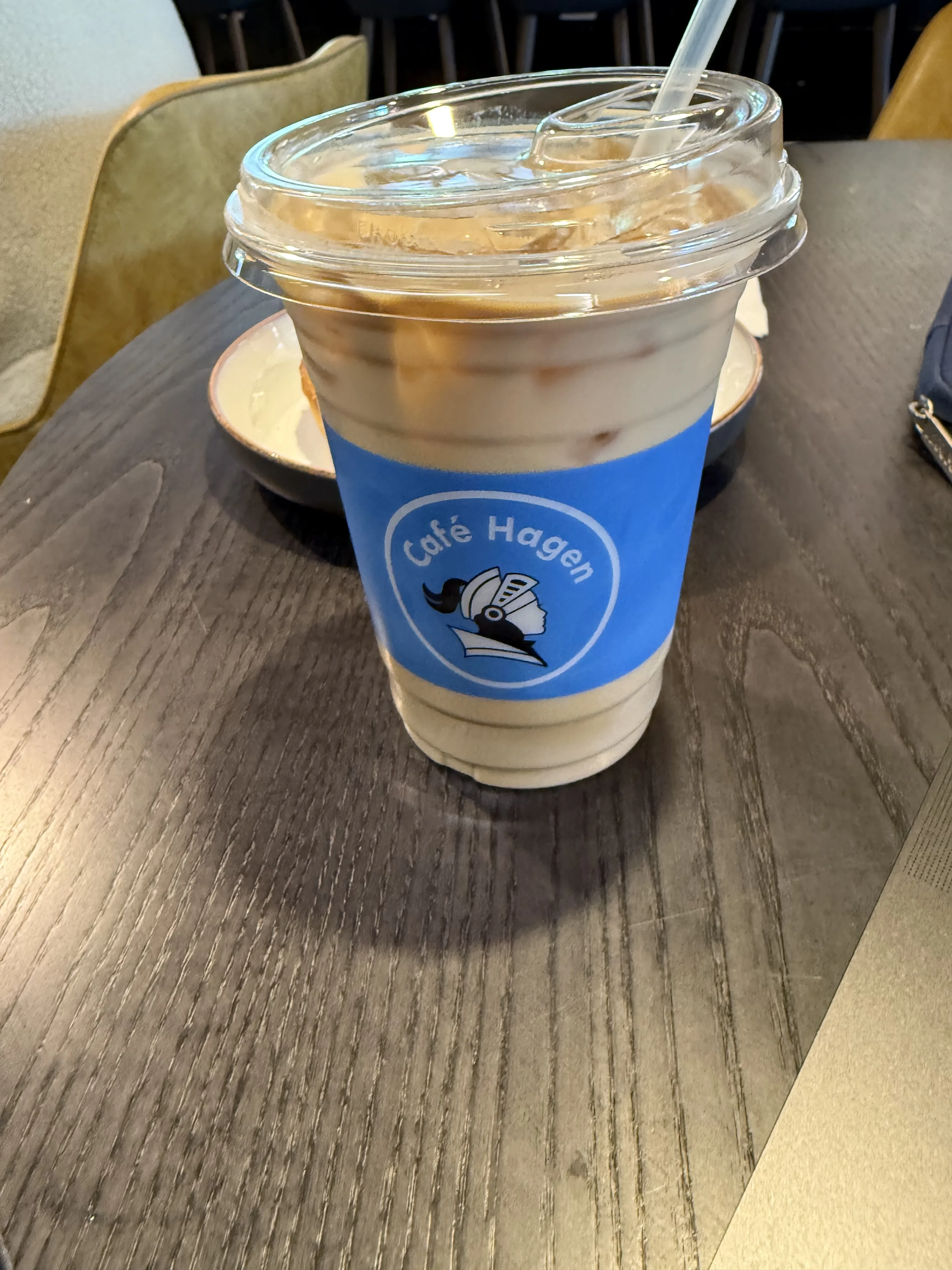An iced coffee from Café Hagen