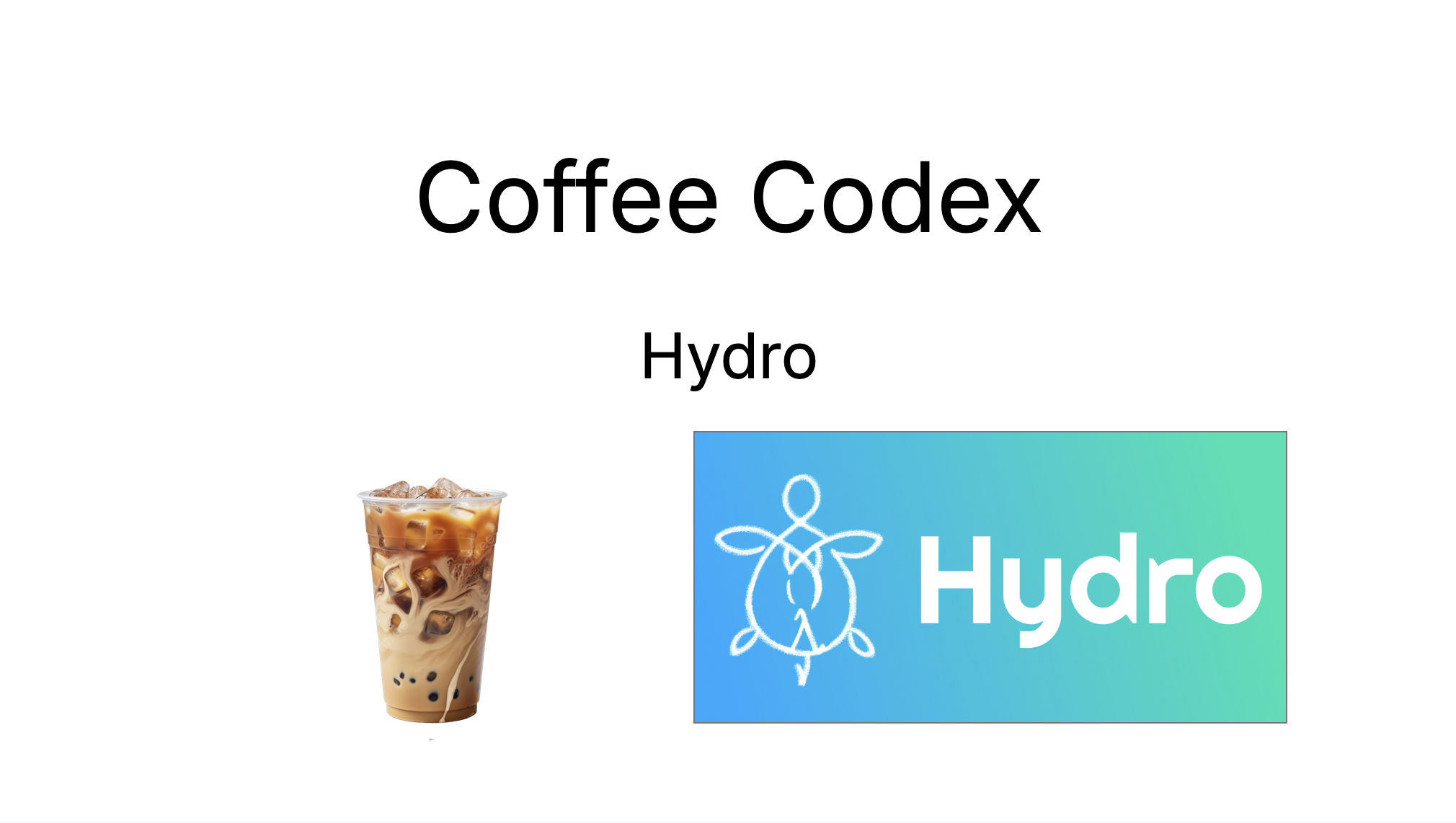 Coffee Codex - hydro.run