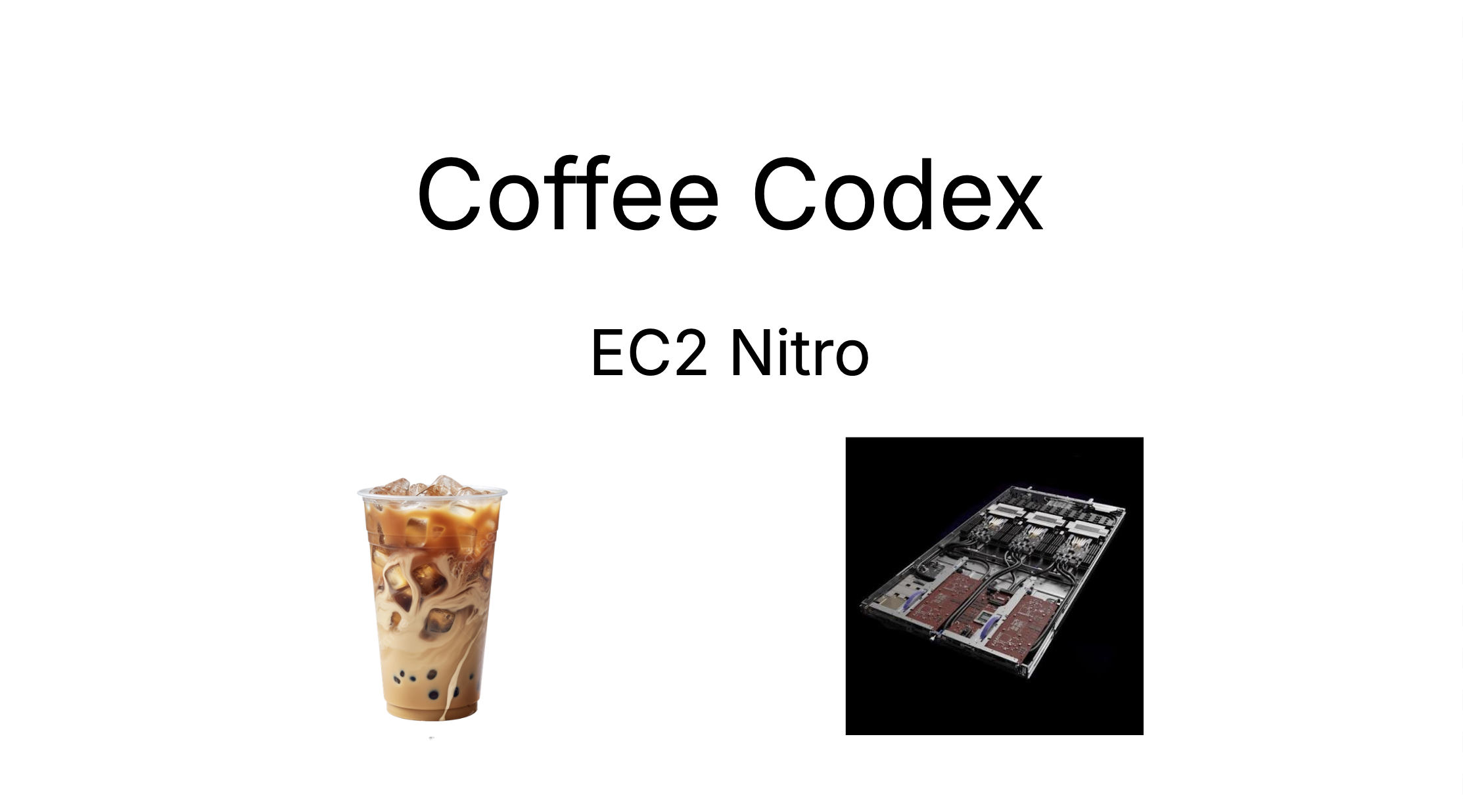 Coffee Codex - AWS Nitro