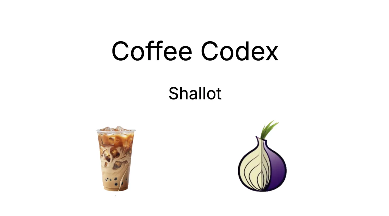 Coffee Codex - Shallot