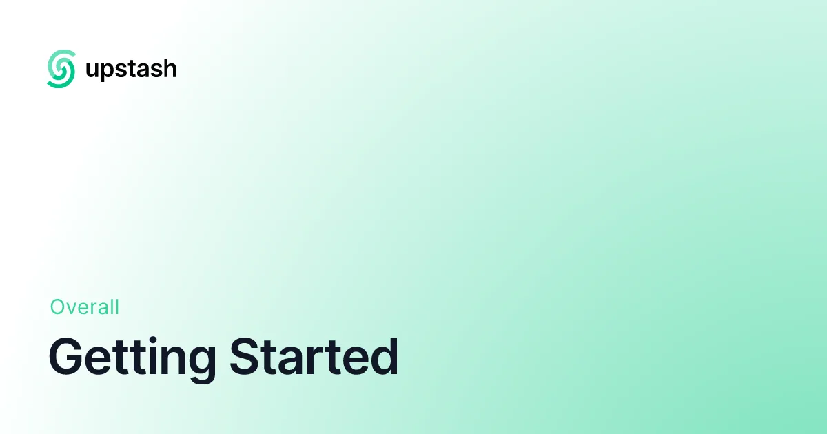 The QStash Getting Started documentation card.